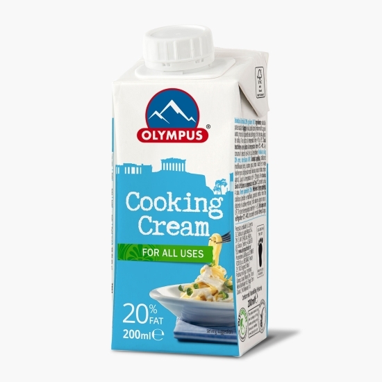 Smântână lichidă, 20% grăsime 200ml