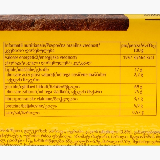 Biscuiți cu aromă de cacao 200g