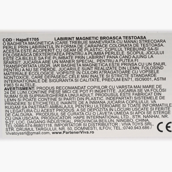 Labirint magnetic Broască țestoasă 2+ ani