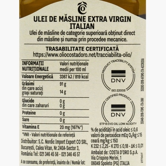 Ulei de măsline extravirgin L'Italiano 500ml