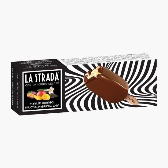 Înghețată cu vanilie, mango, fructul pasiunii și chia 90ml
