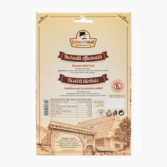 Ruladă afumată, felii 100g