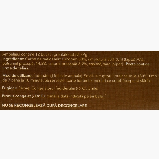 Melci preparați 89g