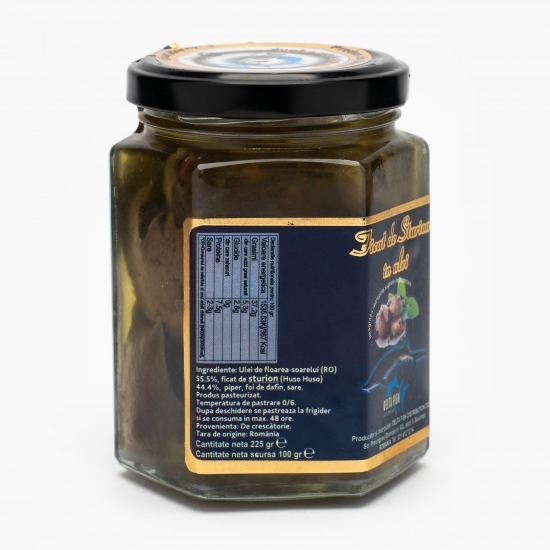 Ficat de sturion în ulei 225g
