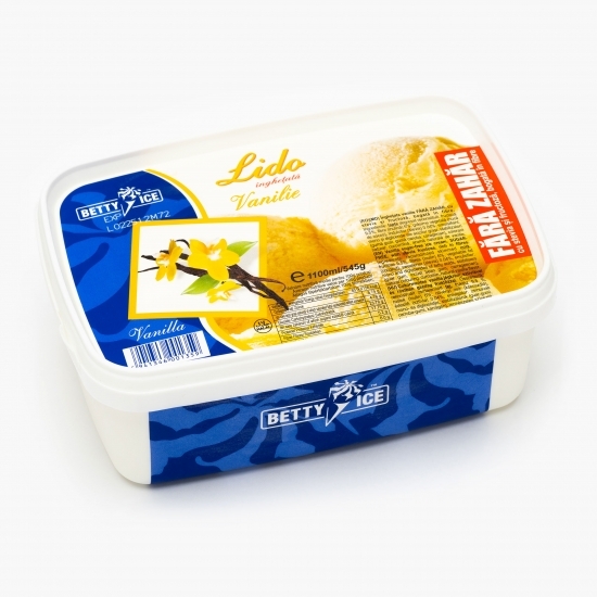 Înghețată de vanilie fără zahăr 545g