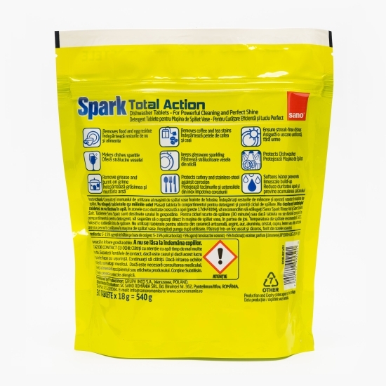 Detergent capsule Spark pentru mașina de spălat 30 spălări