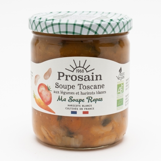 Supă Toscana eco cu legume și fasole mogette 420g