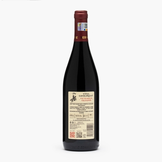 Vin roșu sec Fetească Neagră, 14.5%, 0.75l