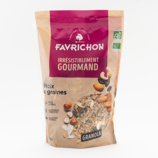 Granola eco cu nuci și semințe 375g