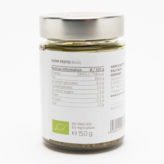 Pesto din cânepă și busuioc eco 150g