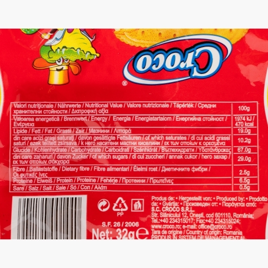 Biscuiți cremă de vanilie 32g