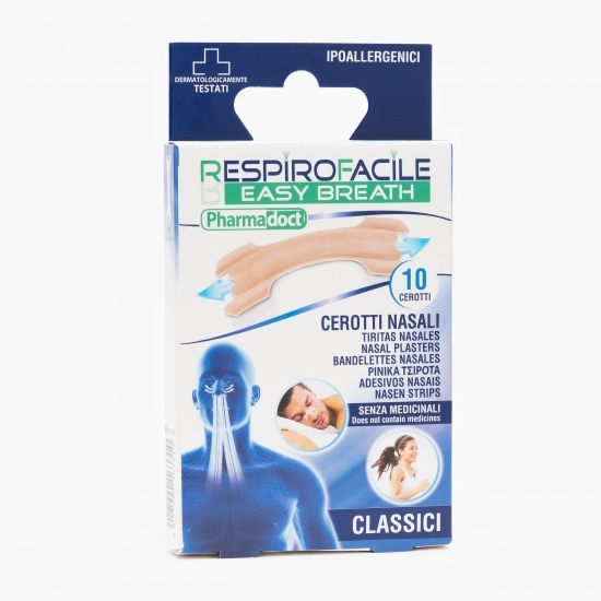 Plasturi pentru nas Respirație Ușoară PH 10 buc