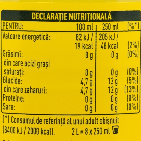 Băutură carbogazoasă cu aromă de pere 2l