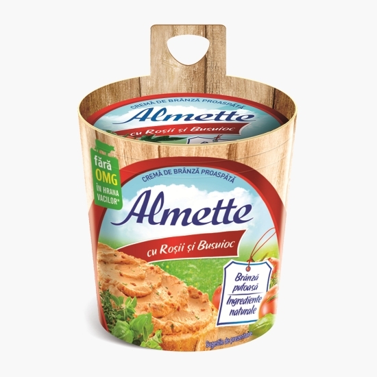 Cremă de brânză proaspătă cu roșii și busuioc 150g