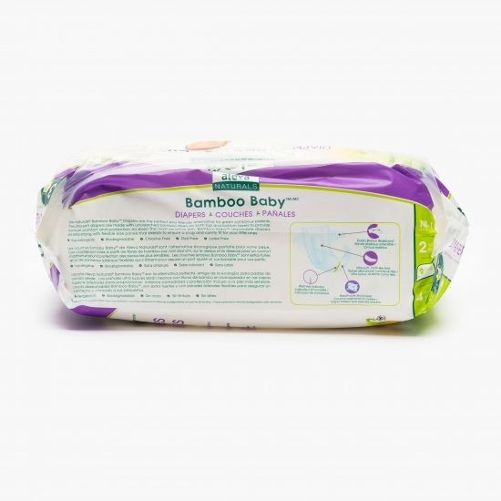 Scutece din fibre de bambus mărimea 3, 6-11 kg, 28 buc 