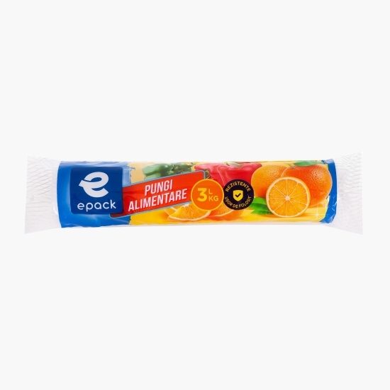 Pungi alimentare HDPE 3l/3kg 100 buc