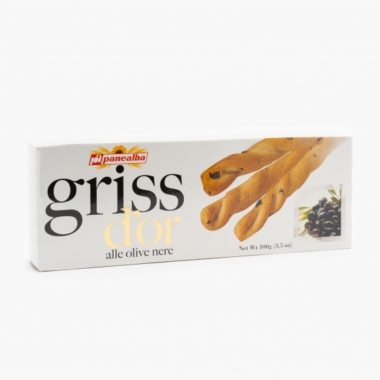 Grisine cu măsline negre Griss d'or 100g