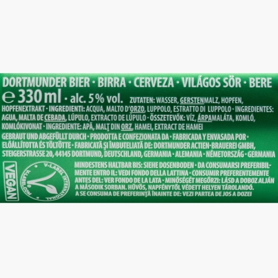 Bere blondă doză, 5%, 0.33l