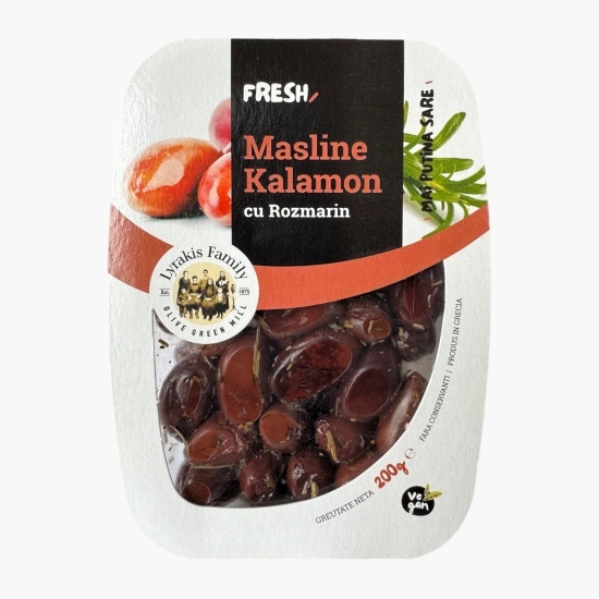 Măsline Kalamon cu rozmarin 200g
