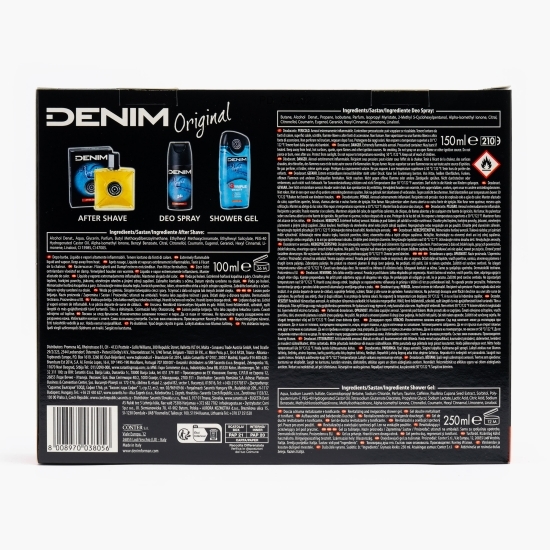 Set cadou Original (loțiune după ras 100ml + gel de duș 250ml + deodorant spray 150ml)