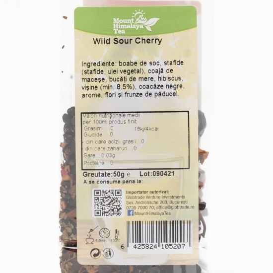 Ceai de fructe cu vișine și coacăze 50g