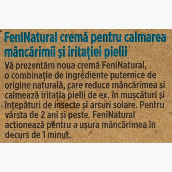Cremă naturală pentru calmarea iritaților pielii, 30ml