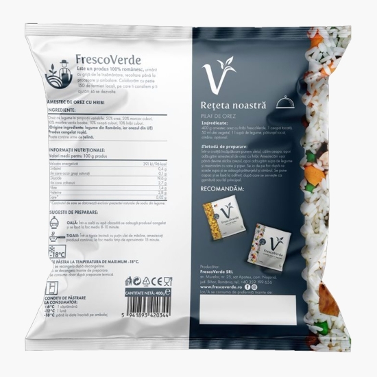 Amestec orez cu hribi 400g