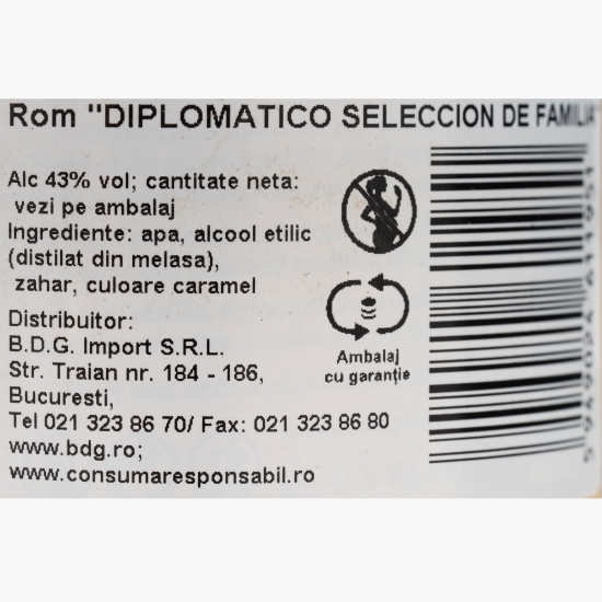 Rom Seleccion de Familia, 43%, 0.7l + cutie