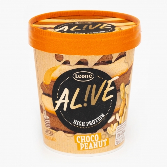 Înghețată High Protein cu ciocolată și arahide, fără zahăr 480ml