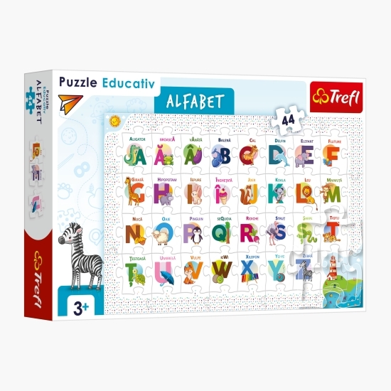 Puzzle 44 educațional-Alfabetul 3+ ani