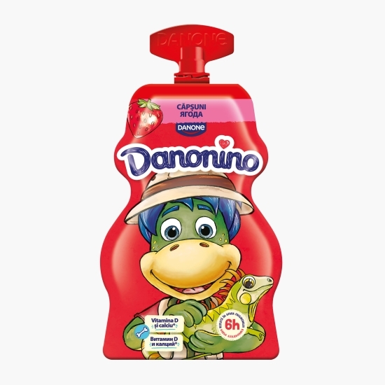 Iaurt de băut cu căpșuni, 2.1% grăsime, 70g