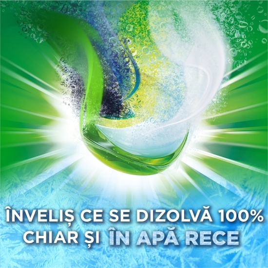 Detergent de rufe capsule All in One Pods + Extra Clean, 36 spălări