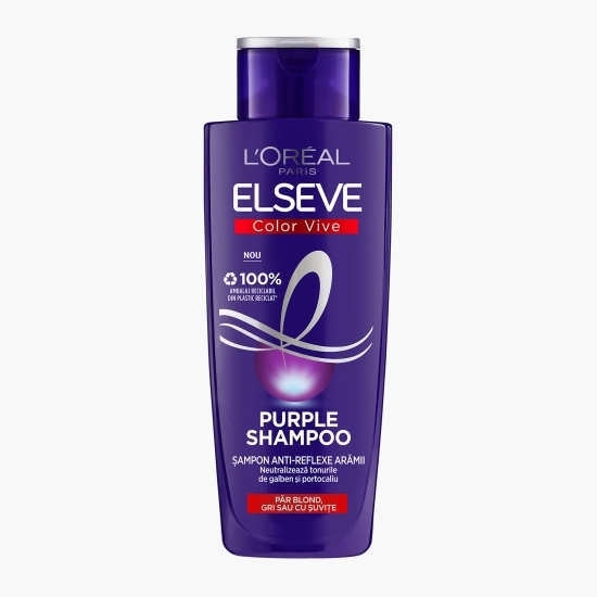 Șampon pentru păr blond, gri sau cu șuvițe, Color Vive,  200ml 