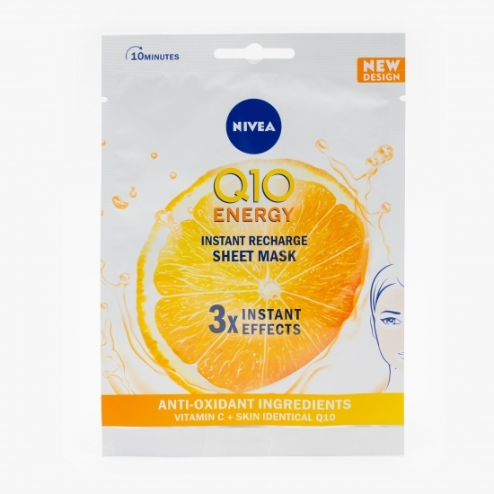 Mască șervețel Q10 + vitamina C