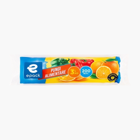 Pungi alimentare 3l/3kg, 200 buc