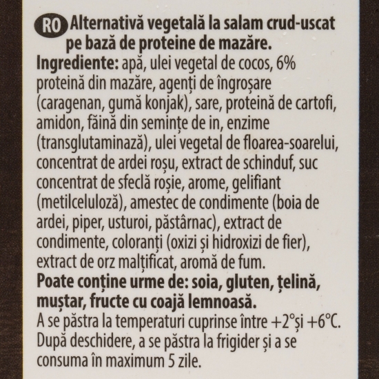 Salam vegetal crud-uscat 240g