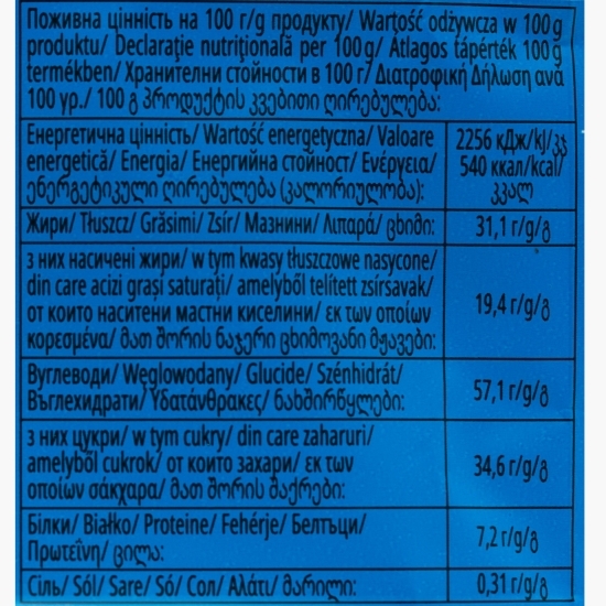 Napolitane cu umplutură de lapte 72g