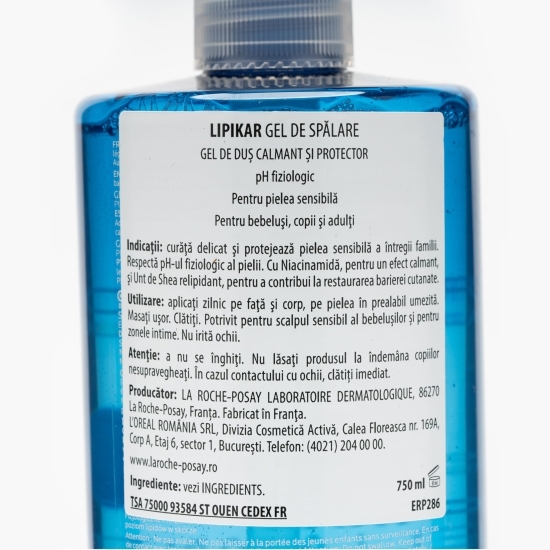 Gel de curățare pentru piele sensibilă Lipikar 0.75l