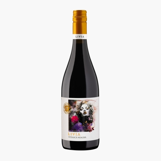 Vin roșu sec Fetească Neagră, D.O.C, 14.5%, 750ml