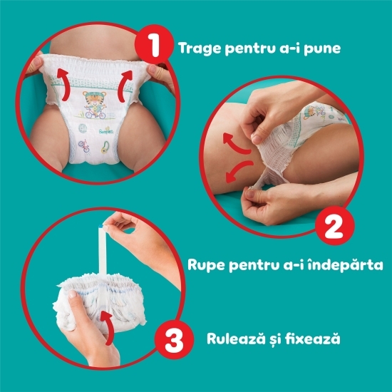 Scutece-chiloțel Premium Care Pants, mărimea 5, 11-17kg, 102 buc