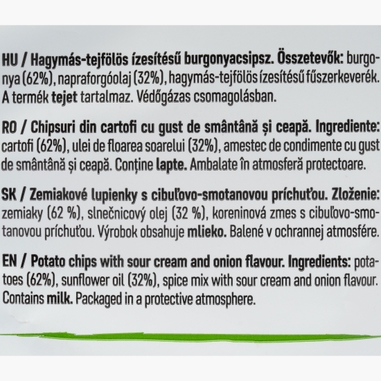 Chipsuri cu smântână și ceapă 70g