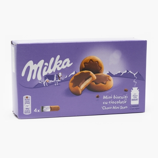 Biscuiți cu cremă de lapte Choco Mini Stars 4 buc, 150g
