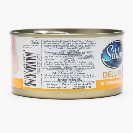 Ton solid în ulei 200g