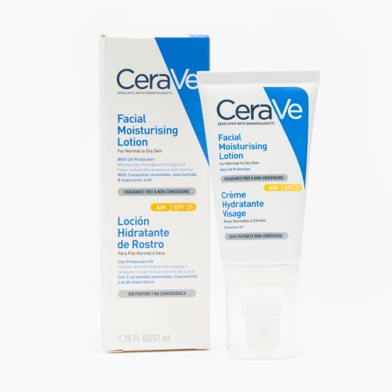 Cremă hidratantă de față, SPF 25, pentru ten normal-uscat 52ml