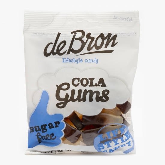 Jeleuri gumate cu aromă de cola, fără zahăr 100g