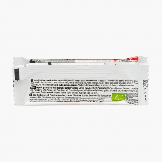Baton Fit & Go cu alune, coacăze și maca eco 30g