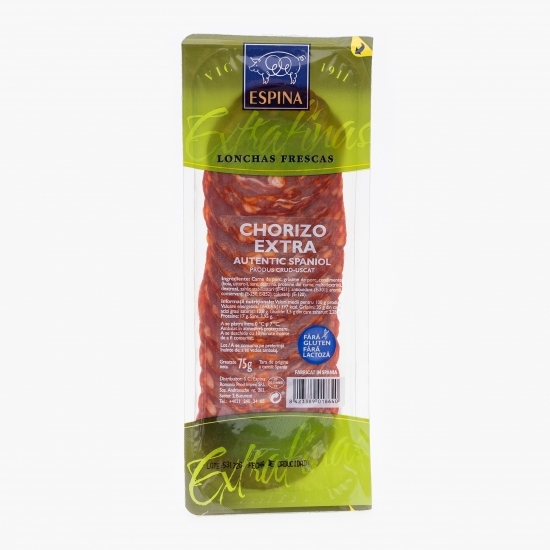 Chorizo extra crud-uscat 75g