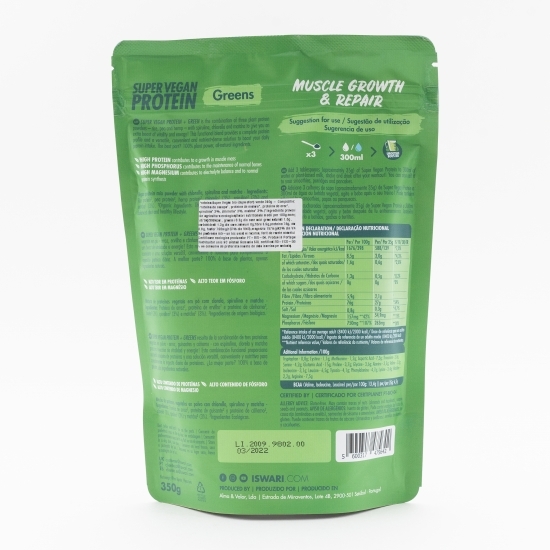 Proteină super vegan eco (după efort) 350g