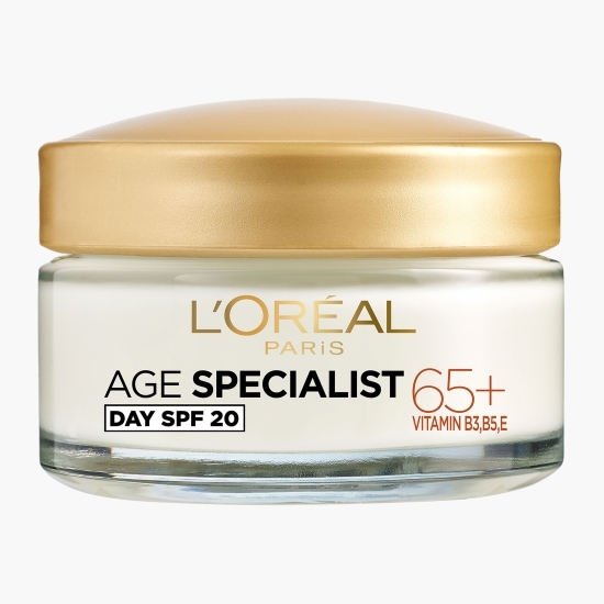 Cremă de zi antirid hrănitoare SPF20, 65+ Age Specialist, 50ml