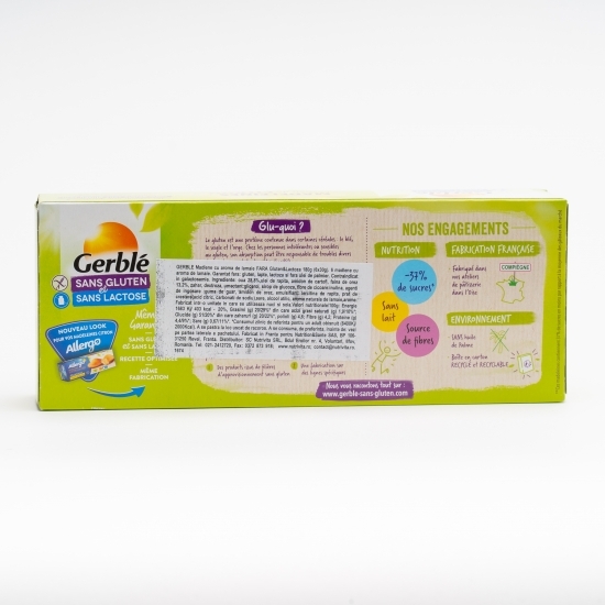 Madlene cu lămâie fără gluten și lactoză 6x30g